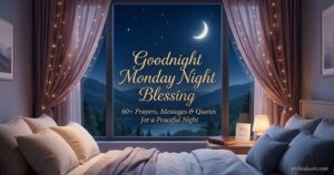 Goodnight Monday Night Blessing 60+ Prayers, Messages and Quotes for a Peaceful Night